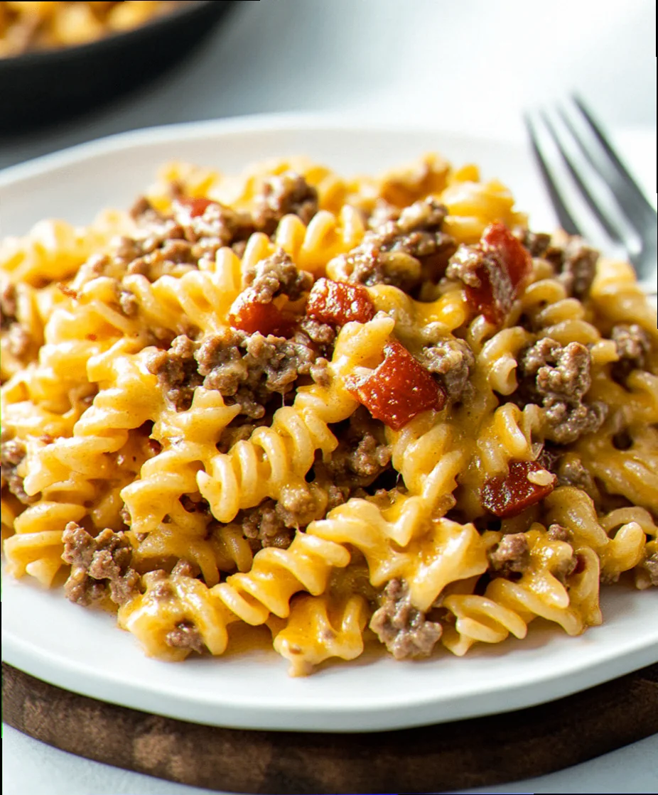 Cheeseburger pasta recipe