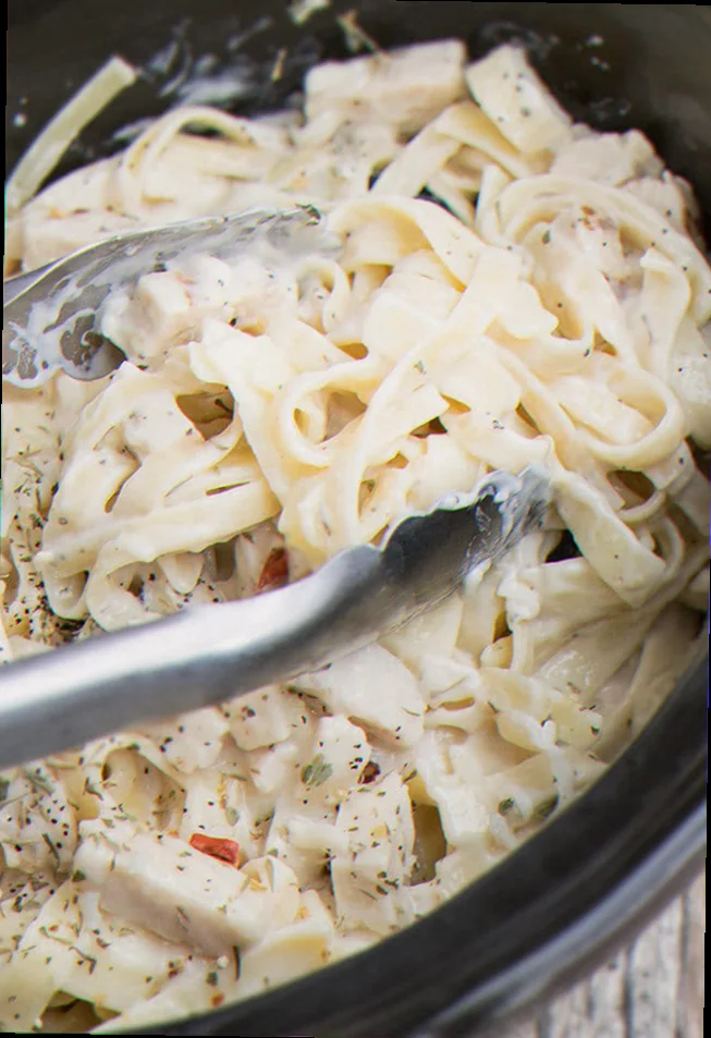 Chicken alfredo crock pot recipe