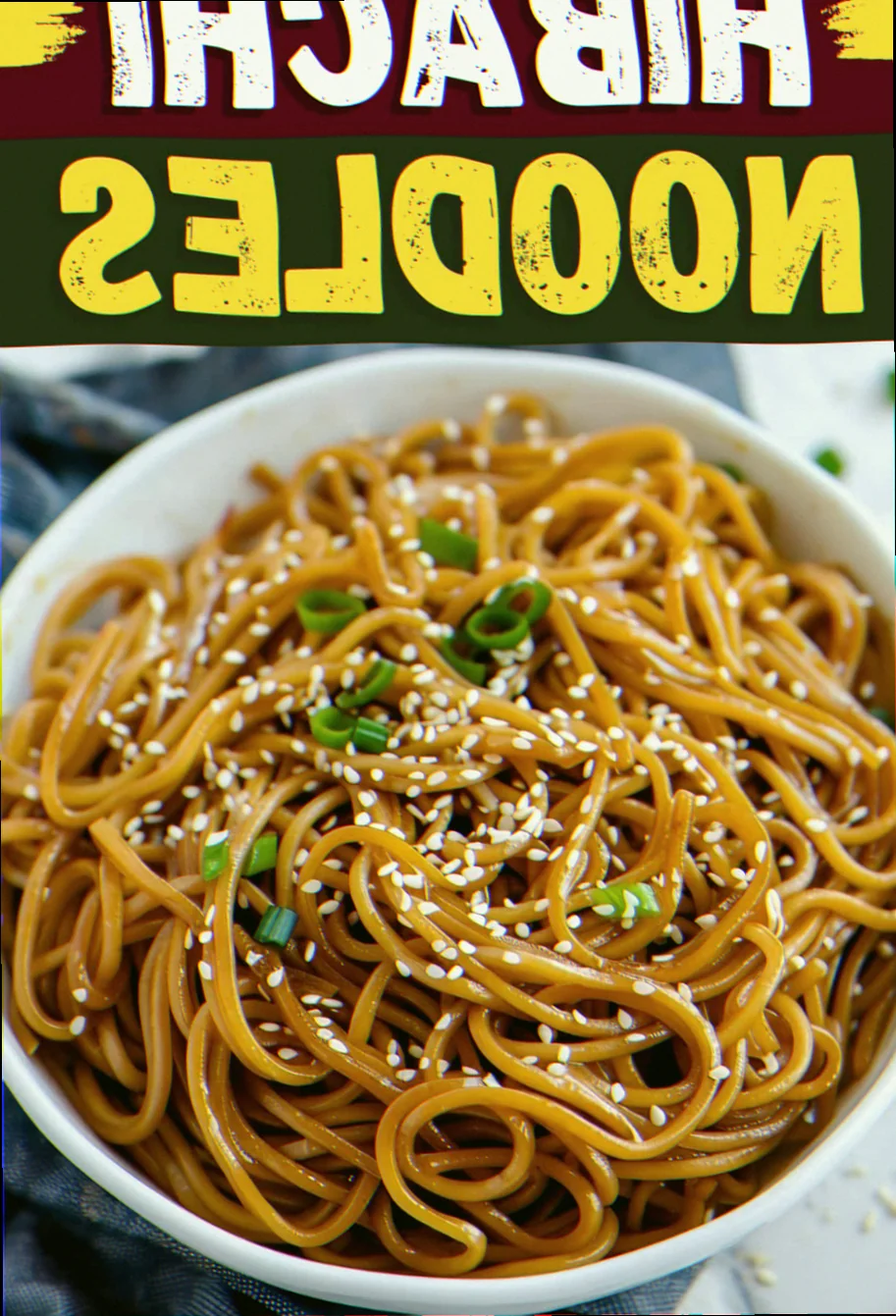 Hibachi noodles recipe