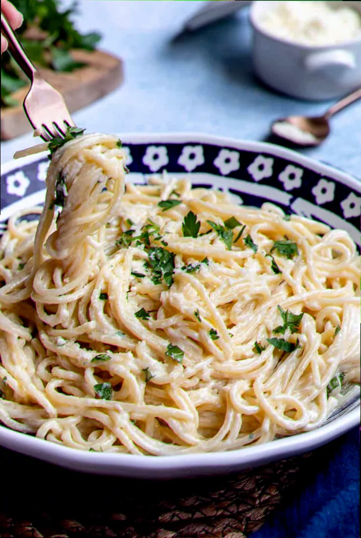 Spaghetti alfredo recipe