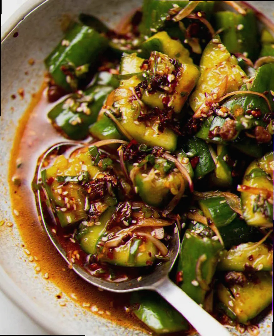 Spicy cucumber salad recipe