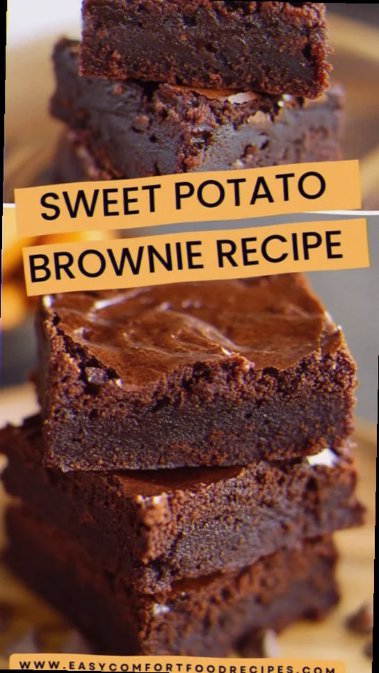 Sweet potato brownie recipe